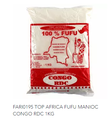 FARINE FUFU MANIOC RDC